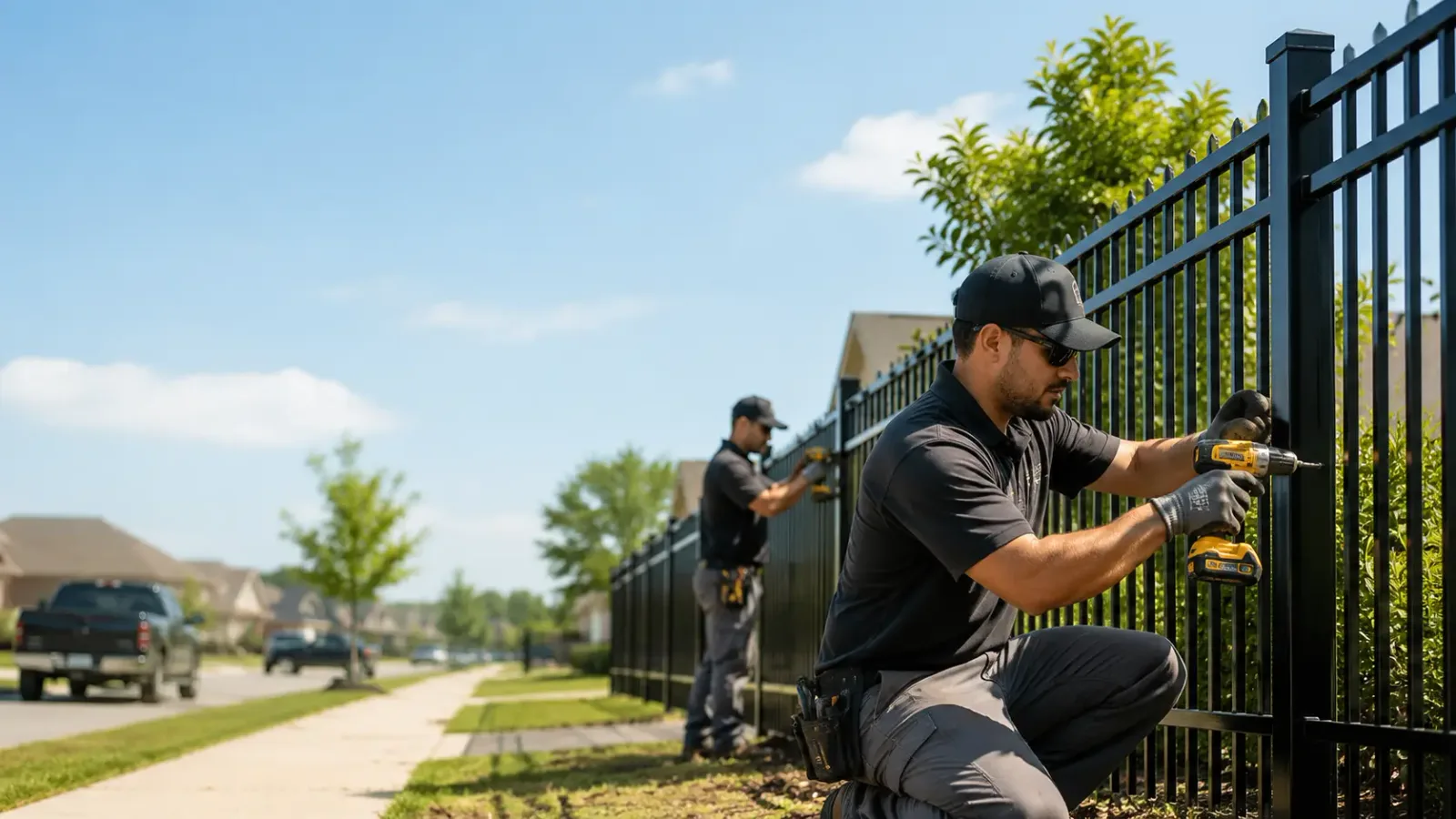 Metal Fence Installation in Andover, MA